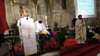 Celebración en memoria de la víctimas, por la paz y reconciliación en Colombia