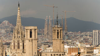 Barcelona, vista desde la estatua de Colón.