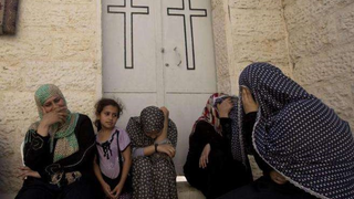 Una cristiana, entre las primera víctima del conflicto