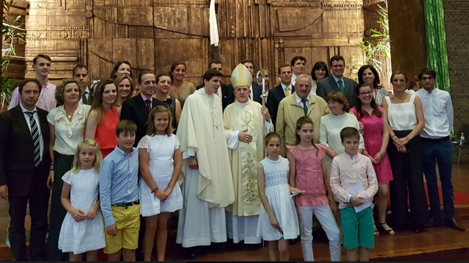 Alberto, el día de su ordenación en Madrid