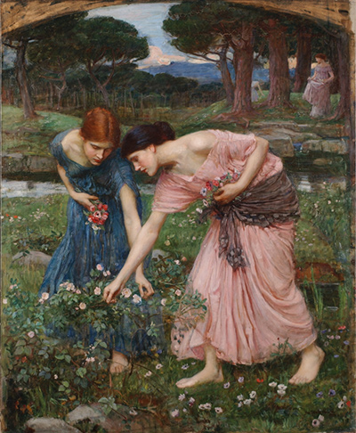 Gather Ye Rosebuds While Ye May John William Waterhouse