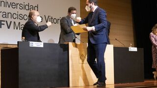 Entrega de los diplomas del curso del Banco Sabadell y la UFV