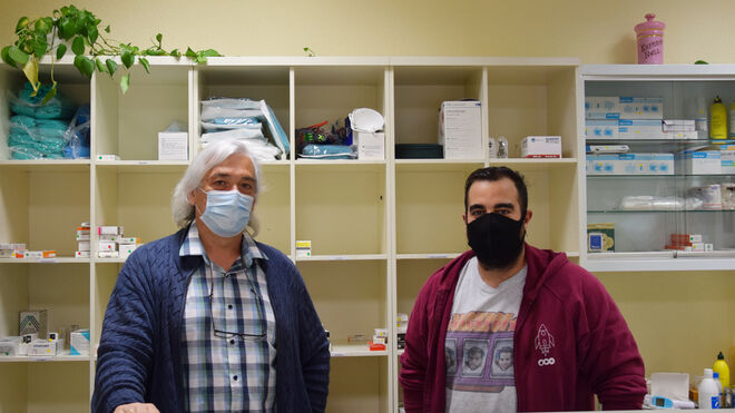 El Coordinador de proyectos, Miguel Ángel López y Alberto