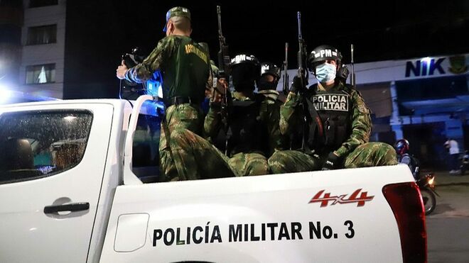 Despliegue policial en las calles de Cali