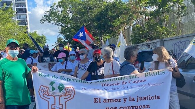 Manifestación en Puerto Rico contra la privatización energética