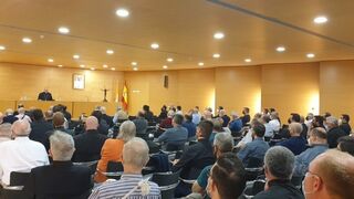 Gómez Cantero, con los curas de la diócesis