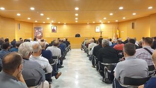 Gómez Cantero, con los curas de la diócesis