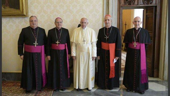 Presidencia del episcopado argentino con el Papa Francisco