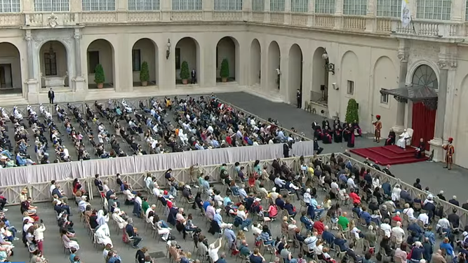 Audiencia en San Dámaso