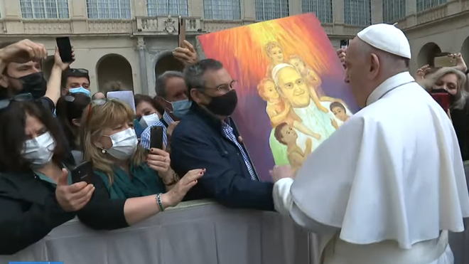 Un cuadro para el Papa