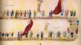 Los Gremios fen la procesión de Corpus