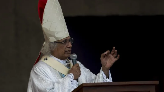 El cardenal de Nicaragua, Leopoldo Brenes