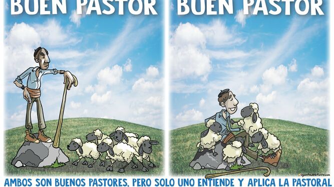 Buen pastor, de Agustín de la Torre.