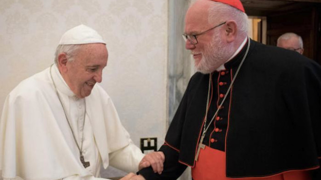 El Papa, al cardenal Marx
