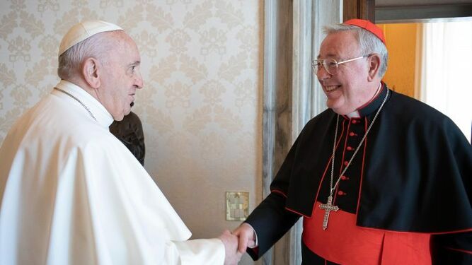 Hollerich, con el Papa Francisco