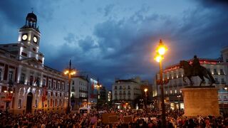 Protestas contra el asesinato de las niñas de Tenerife