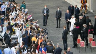 Francisco, durante la audiencia general de hoy
