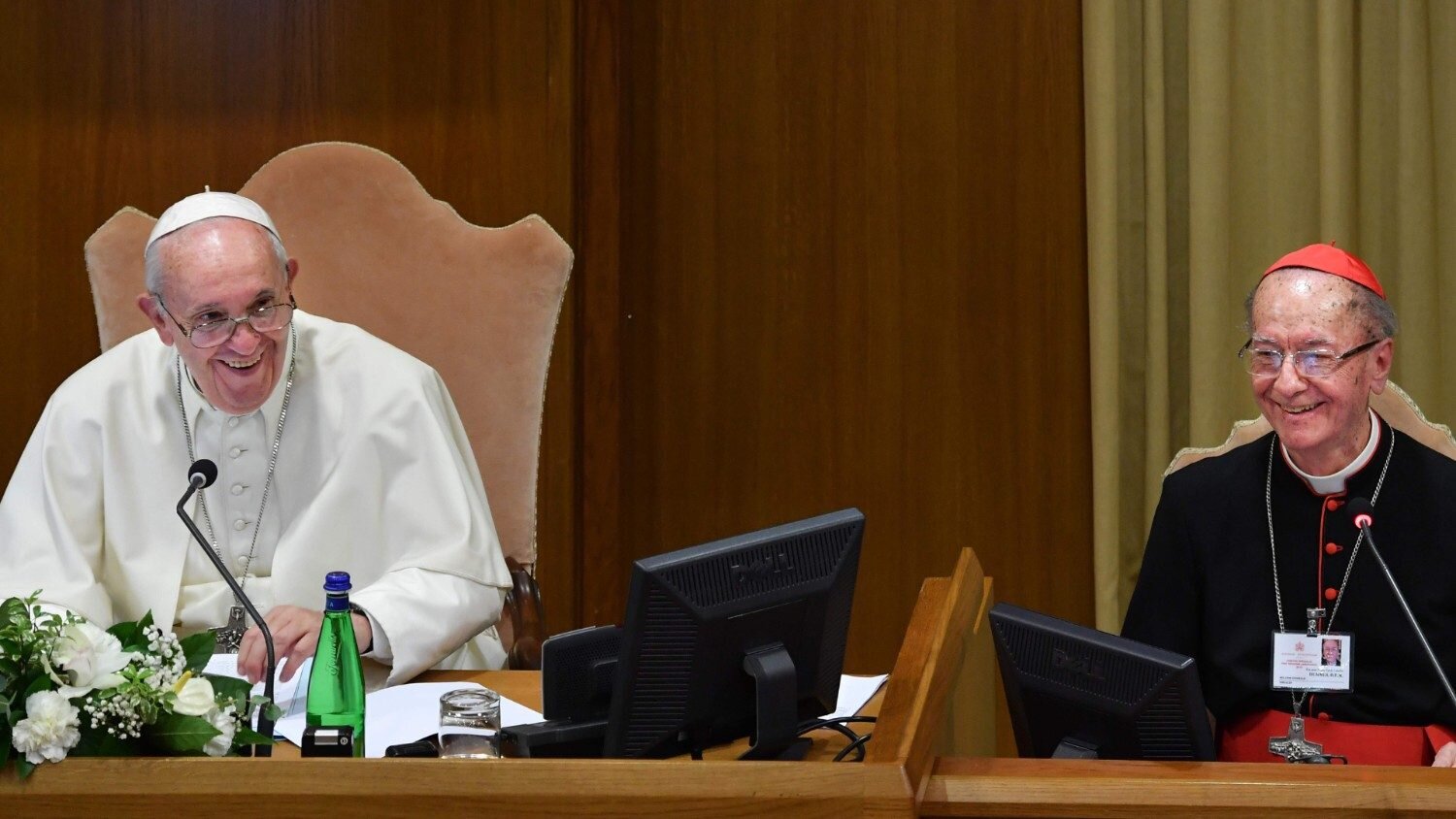 Papa Francisco con el cardenal Hummes