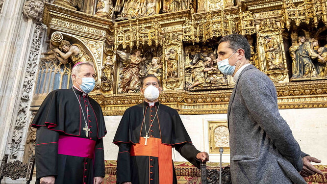 Ayuso, Iceta y García Cardiñanos