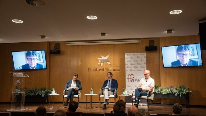 Palau Macaya. Debate patentes de las vacunas de COVID