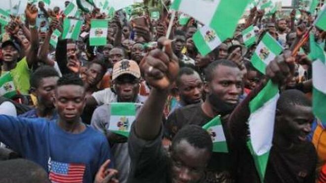 Protestas jóvenes de Nigeria