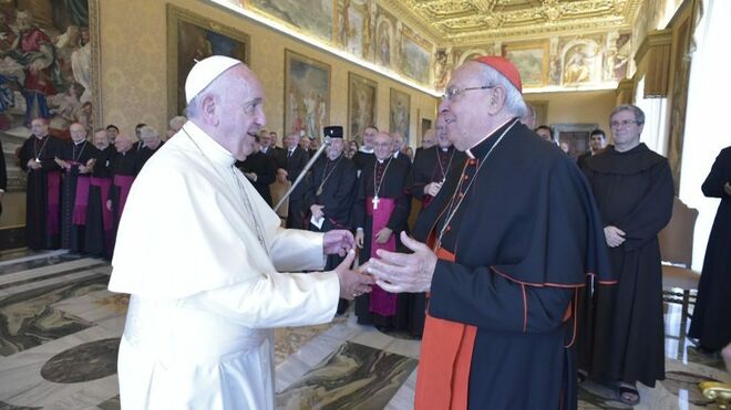 Papa Francisco y Leonardo Sandri