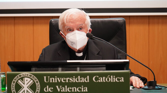 Cañizares, durante su intervención