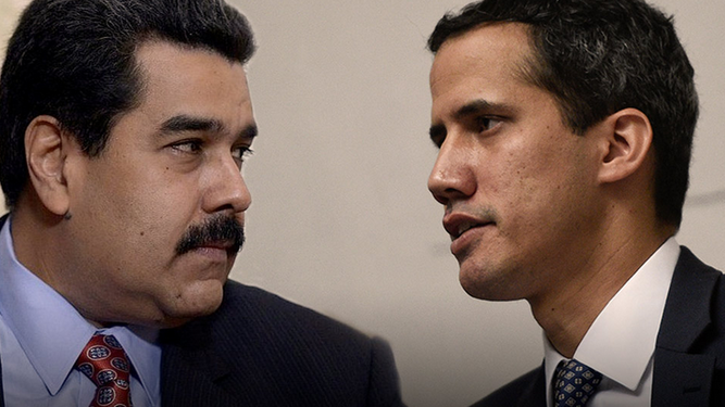 Maduro y Guaidó