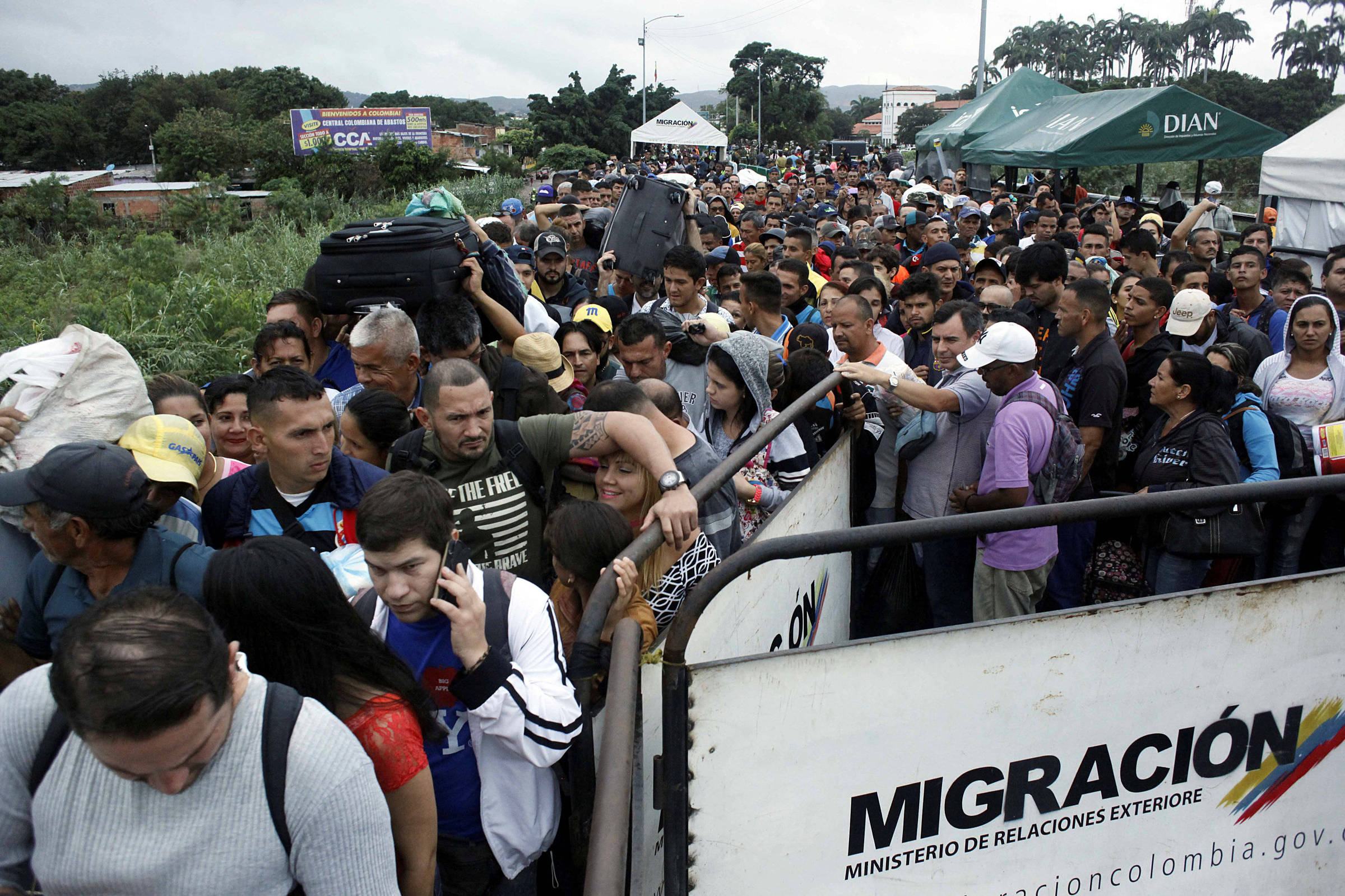 Migrantes venezolanos en Colombia