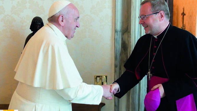 Francisco recibió a Georg Bätzing.