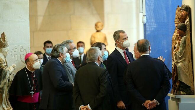 El rey inauguró 'Lux', la nueva muestra de Las Edades del Hombre