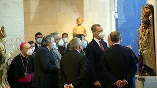 El rey inauguró 'Lux', la nueva muestra de Las Edades del Hombre