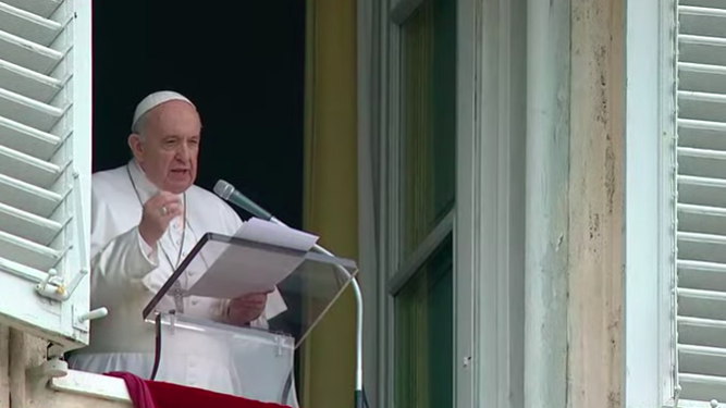 Francisco, en el Angelus de hoy