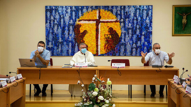 Fr. Dailos Melo, Fr. Jesús Díaz y Fr. Juan Carlos Cordero