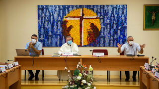 Fr. Dailos Melo, Fr. Jesús Díaz y Fr. Juan Carlos Cordero
