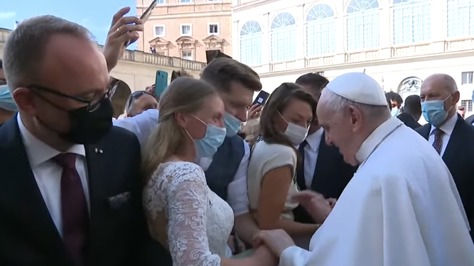 El Papa, en la audiencia