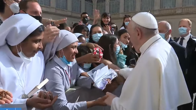 El Papa, en la audiencia