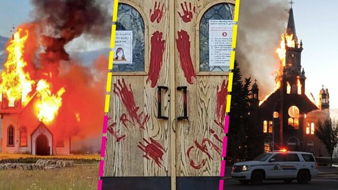Actos vandálicos iglesias canadienses