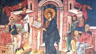 Jesus en la sinagoga