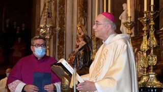 Monseñor Adolfo González, obispo saliente de la diócesis de Almería