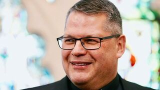 El obispo Douglas J. Lucia de Siracusa, Nueva York, en una imagen de 2019.