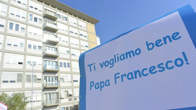 Papa en el Gemelli