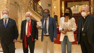 Presentación de 'Santiago en el fin del mundo'.