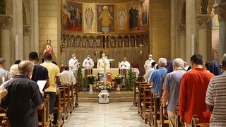 Misa por el padre Swamy