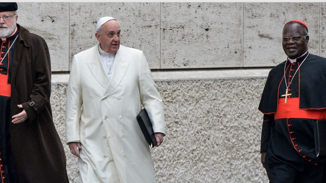 El Papa y el cardenal Monsengwo