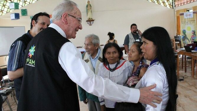 Mauricio López, con Hummes