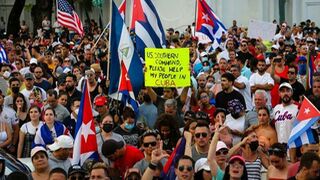 Continúan las protestas en Cuba