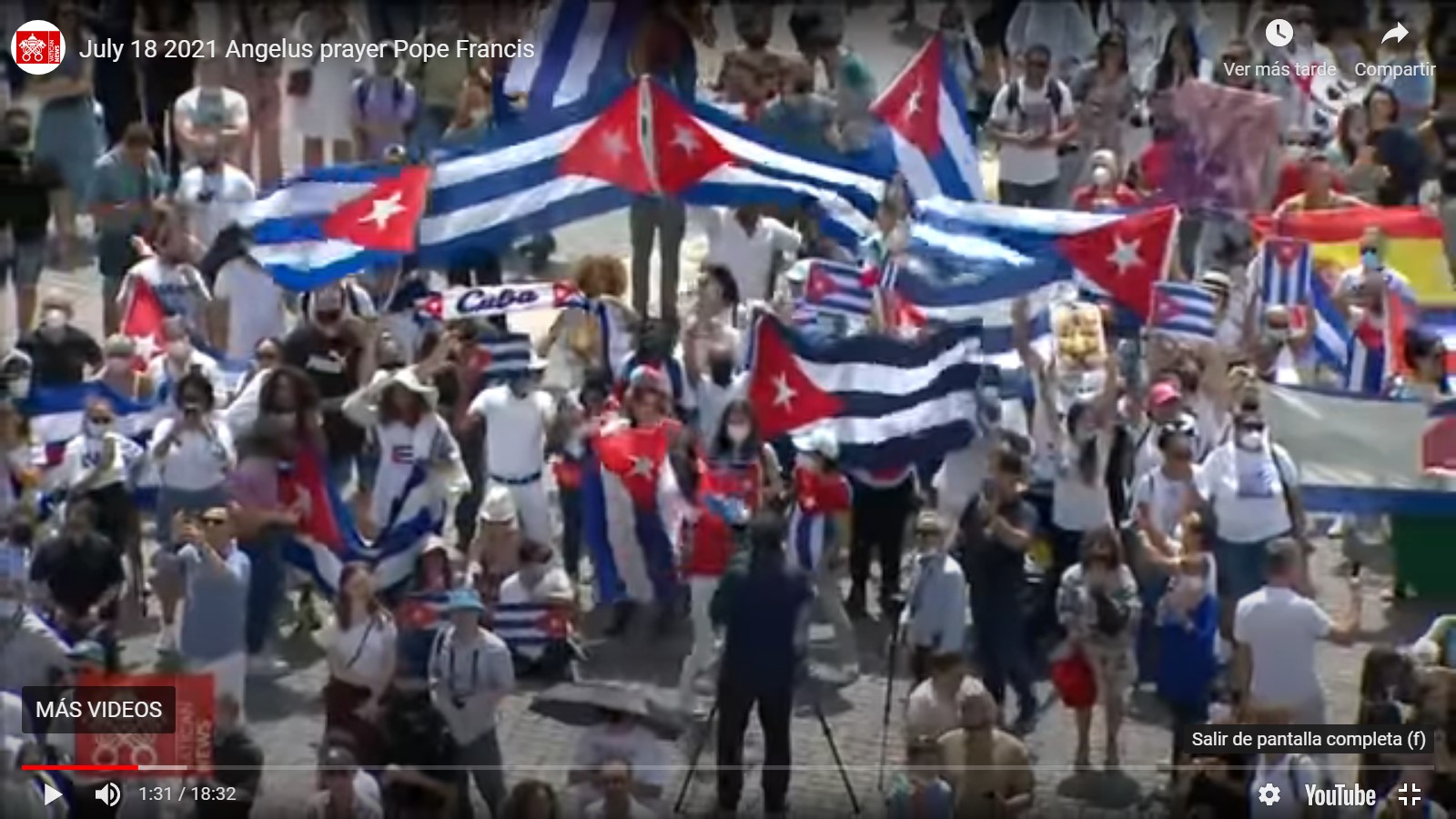 Cuba Angelus 18 julio 2021