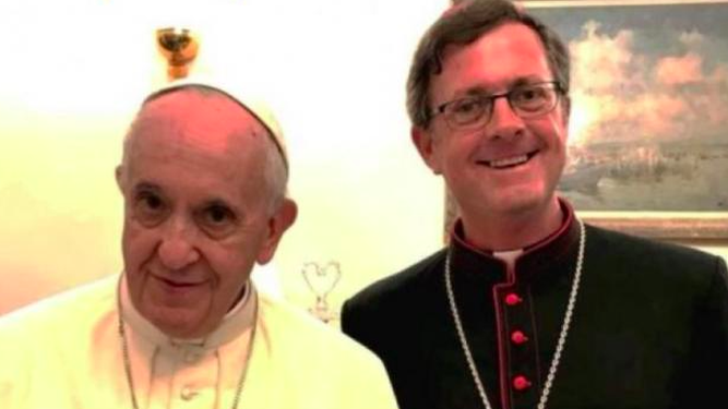 Jorge García Cuervas, con el Papa