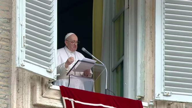 Francisco, en el Angelus